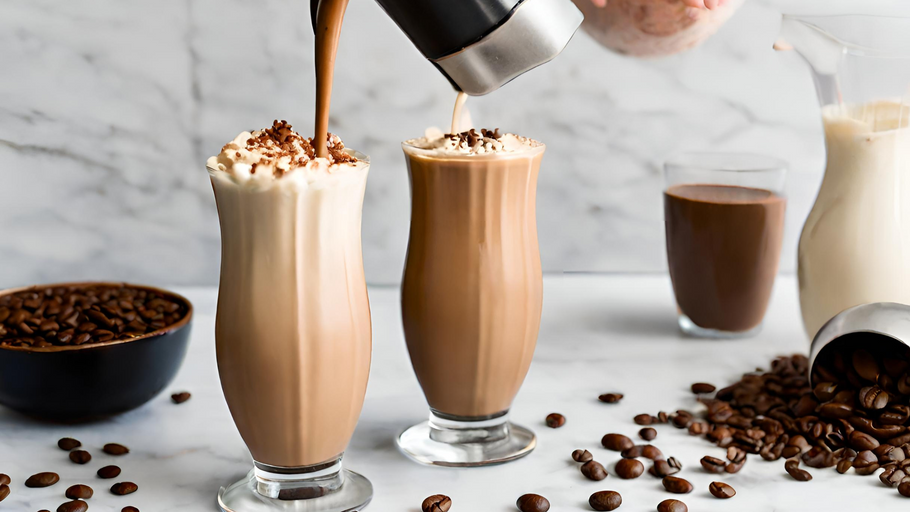 Making Delicious Coffee Milkshakes with Organic Coffee Beans